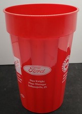 VINTAGE FORD MOTOR COMPANY PLASTIC CUP INDIANAPOLIS PLANT UAW UNION