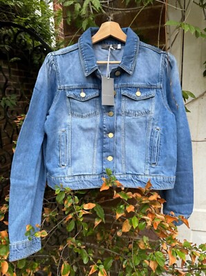 Mint Velvet Puff Sleeve Denim Jacket Uk Mint Velvet Puff Sleeve