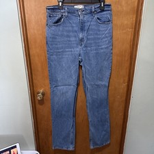 Abercrombie Fitch 90 s Straight Ultra High Rise Women's Jeans Size 31/12L