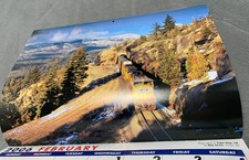 Union Pacific 2006 Train Calendar with Scenic Railroad Photography Vintage