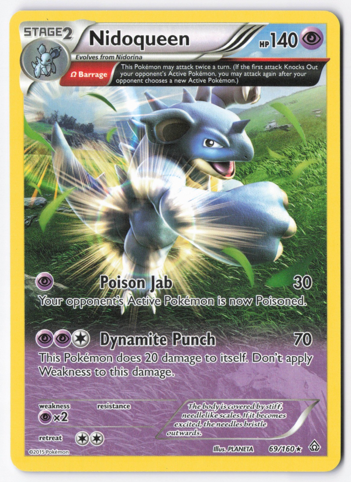 Nidoqueen (Omega) Rare XY - Primal Clash 69/160 LP