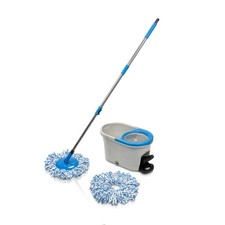 Addis Dual Action Spin Microfibre Mop & Wringer Bucket