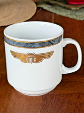 Vintage Union Pacific Railroad Coffee Mug Cup "The American Rails"