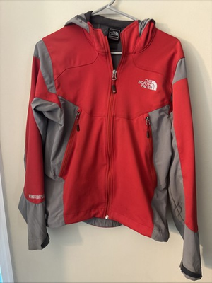 #ad The North Face Jacket Men’s Size Small Summit Series Windstopper Red amp; gray $25.00
