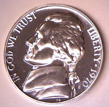 1970 S PROOF JEFFERSON NICKEL  **FREE SHIPPING**