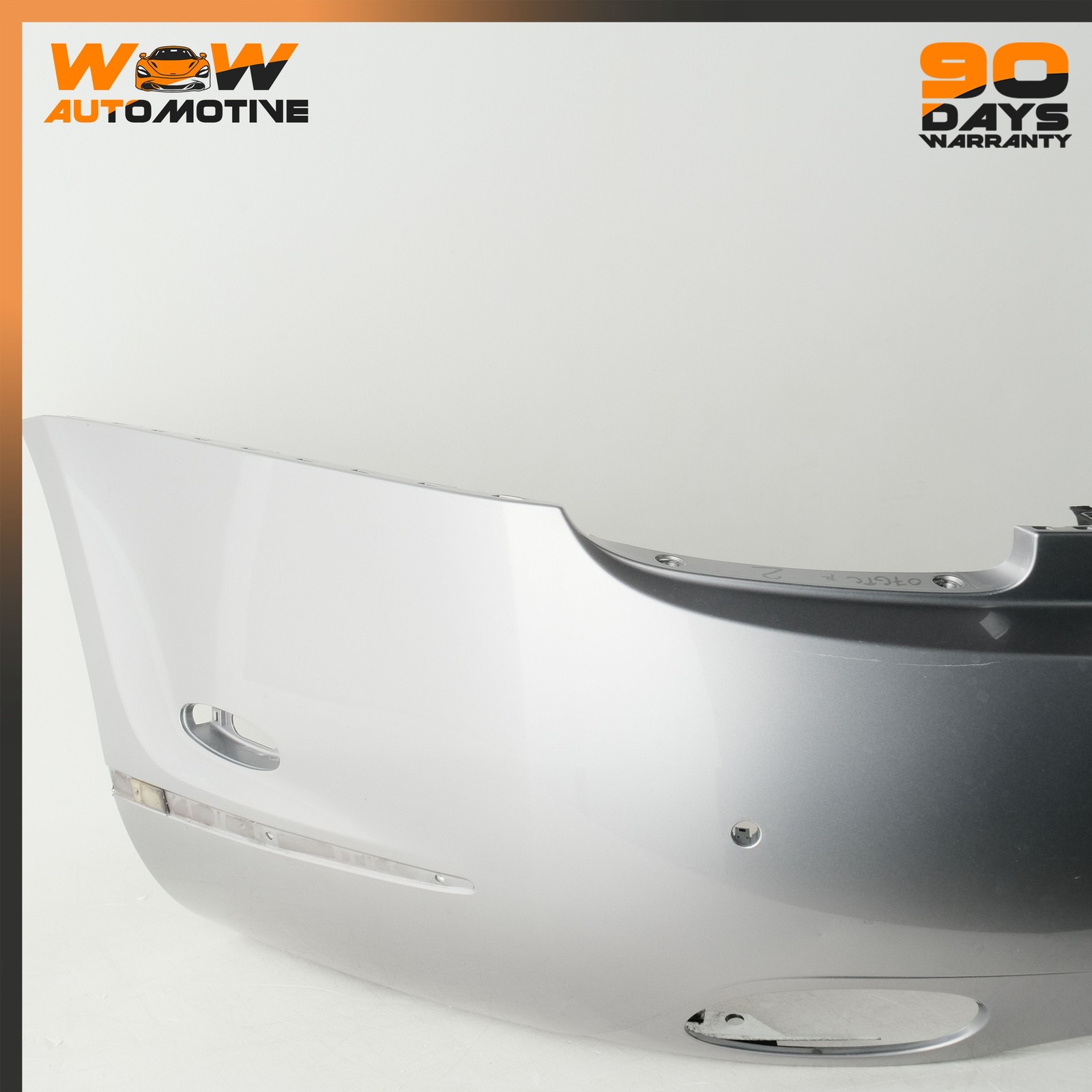 04-11 BENTLEY CONTINENTAL GTC REAR BUMPER COVER SILVER TEMPEST METALLIC 7P OEM