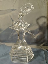 Glasskulptur Tänzerin,Ballerina,Kristall,RCR Italien,Höhe 26,5 cm
