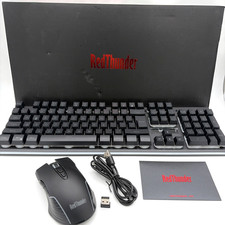 RedThunder K10 Wireless Gaming Keyboard Mouse Combo LED Backlit