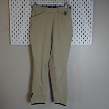 Millers Riding Breeche Tan Knee Patch Equestrian Horseback Riding Pants Women 26