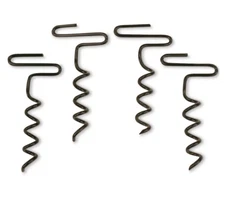 Rhino Outdoors Heavy Duty Steel Auger Stakes (4-Pack) #RASK-4