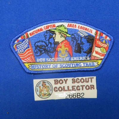 Boy Scout CSP National Capital Area History Of Scouting Trail Mylar Patch 266B2