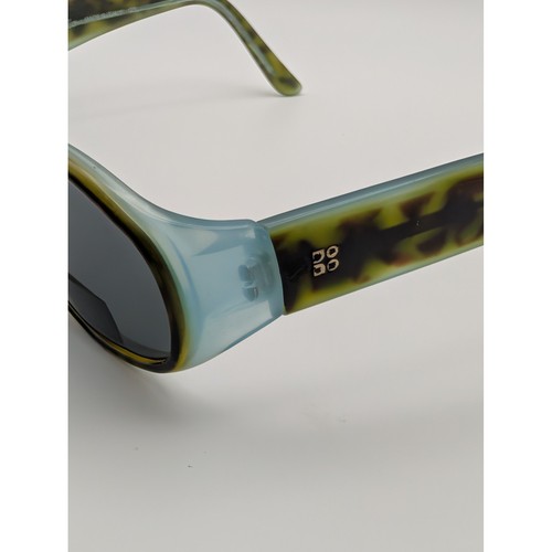 Kate Spade Penelope/S Tortoise Blue Oval Sunglasses Frames Only Vtg Y2K Italy - Picture 3 of 14
