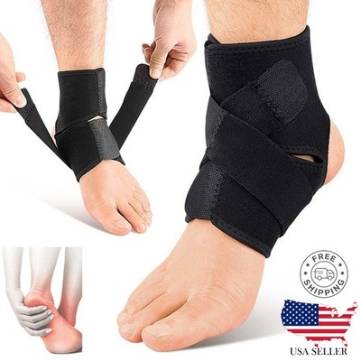 2pcs Ankle Support Brace, Breathable Neoprene Sleeve,Adjustable Wrap Men & Women