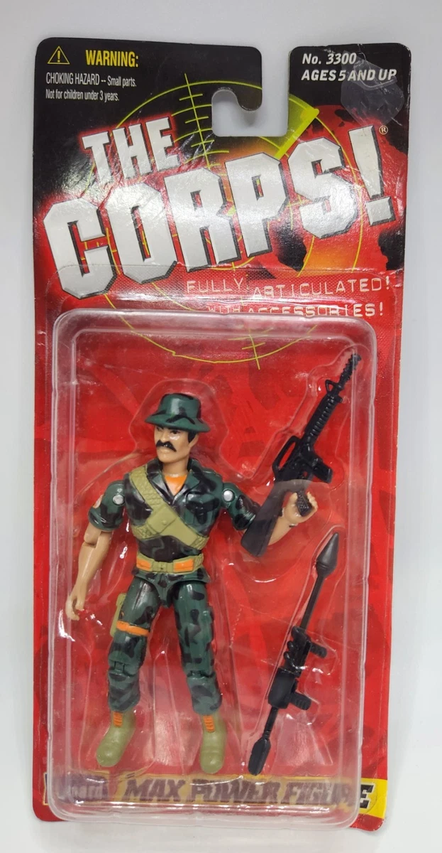 SEALED Vintage 1999 LANARD "The Corps!" Max Power Figure No.3300