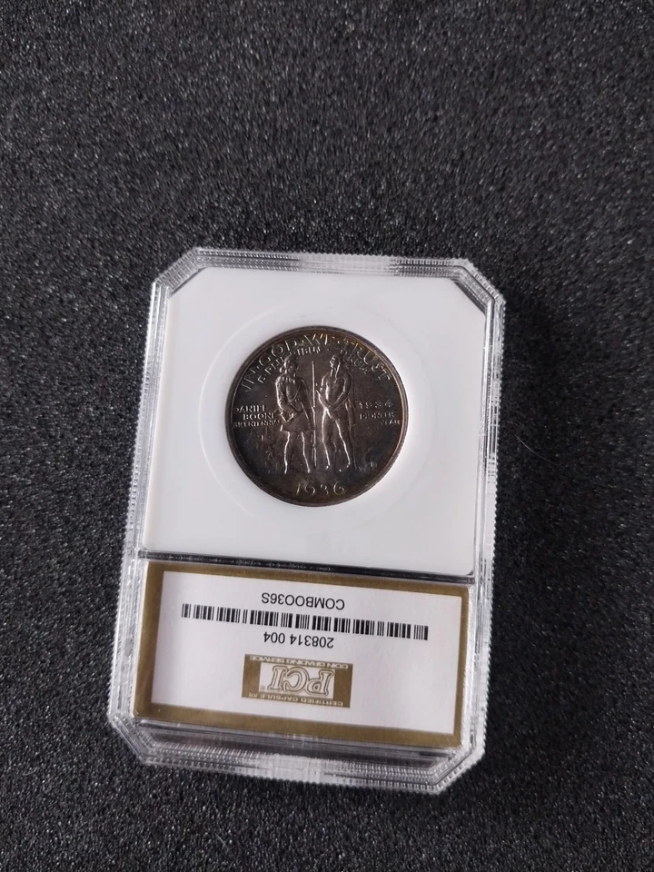1936-S BOONE SILVER COMMEMORATIVE HALF DOLLAR NGC MS65 Toned  - Image 4 of 4