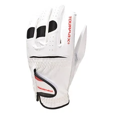 Tourmax Mens Premium Cabretta Golf Glove - White