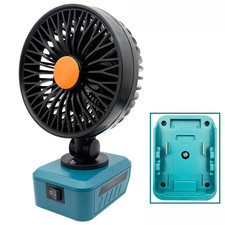 18V Battery Fan with 110 Degree Adjustable Angle and 18W Fast Charging Support