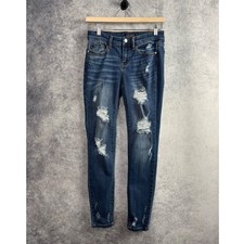 Judy Blue Women's Skinny Fit Distressed Medium Wash Jeans Size 5 / 27