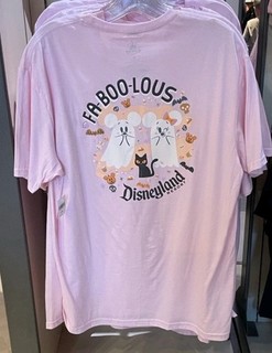 Disneyland Halloween Mickey & Minnie Mouse Faboolous Ghost Pink T Shirt MEDIUM