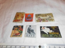 Antike nostalgisch  Miniaturbilder Werbung  Zigaretten Reklame  ca 3,5-6x4 cm