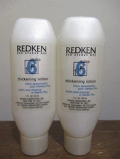 2x REDKEN THICKENING LOTION 06 - travel size 1 oz