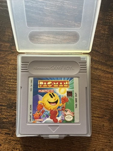 Pac Man Game Boy Nintendo, 1990 Cartridge Authentic Namco Tested Working