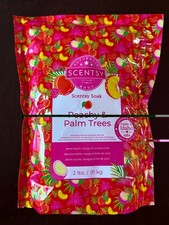 Scentsy Soak Peachy  Palm Trees Epsom Mag Sulfate Bath Salt, 2 Lb