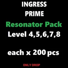 Guide for INGRESS PRIME: Resonator L4, 5, 6, 7, 8 each - 200 pcs