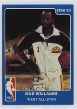 1983 Star NBA All-Star Game Gus Williams #25 1bw0