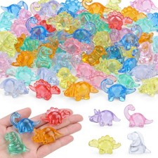 35PCS Mini Resin Dinosaur Figures Tiny Animals Figures Bulk to Hide Small Pla...