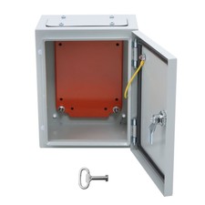 10x8x6 Inch IP65 Watertight Electrical Box, NEMA 4X Carbon Steel Enclosure