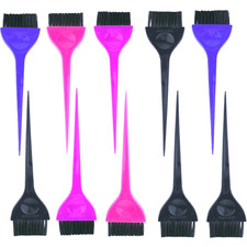 10 Pcs Hair Coloring Dye Brush Set Salon Hair Color Application Brush Tinting Co