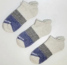 Bombas 3-Pack Unisex Ankle Multicolor Socks Medium NWT