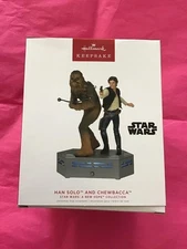 Hallmark Ornament 2022 Han Solo and Chewbacca Storytellers Star Wars HTF RARE