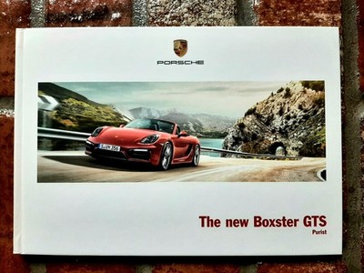 PORSCHE OFFICIAL BOXSTER GTS HARDBACK PRESTIGE SALES BROCHURE USA EDITION 2015.