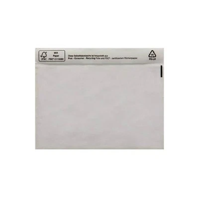 DOCUMENT TRANSPARENT AUTO-ADHÉSIF C5 250 Pcs - Photo 1/2