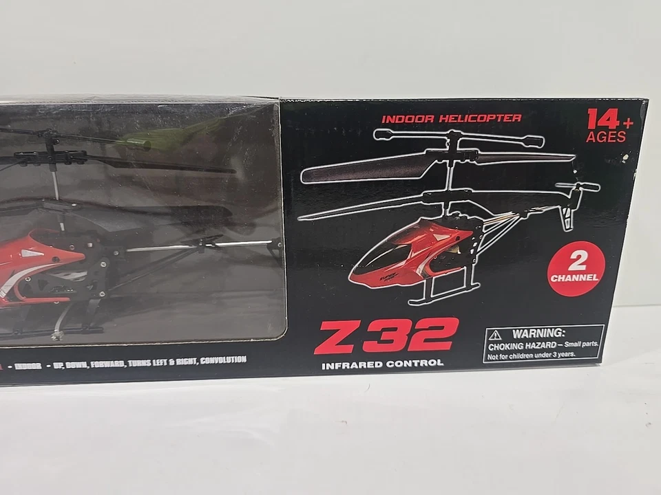  Infrared Control Indoor Helicopter Z 32 P D Toys NEW  - Image 3 of 4