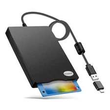 Floppy Disk Reader, 3.5 inch External USB Type C 3.5 Inch Frosted Texture