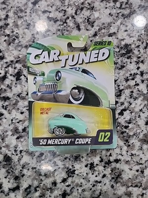 2026 MGA Car Tuned Series 10 '50 Mercury Coupe #02 Mint Green 1:64 Diecast NIP