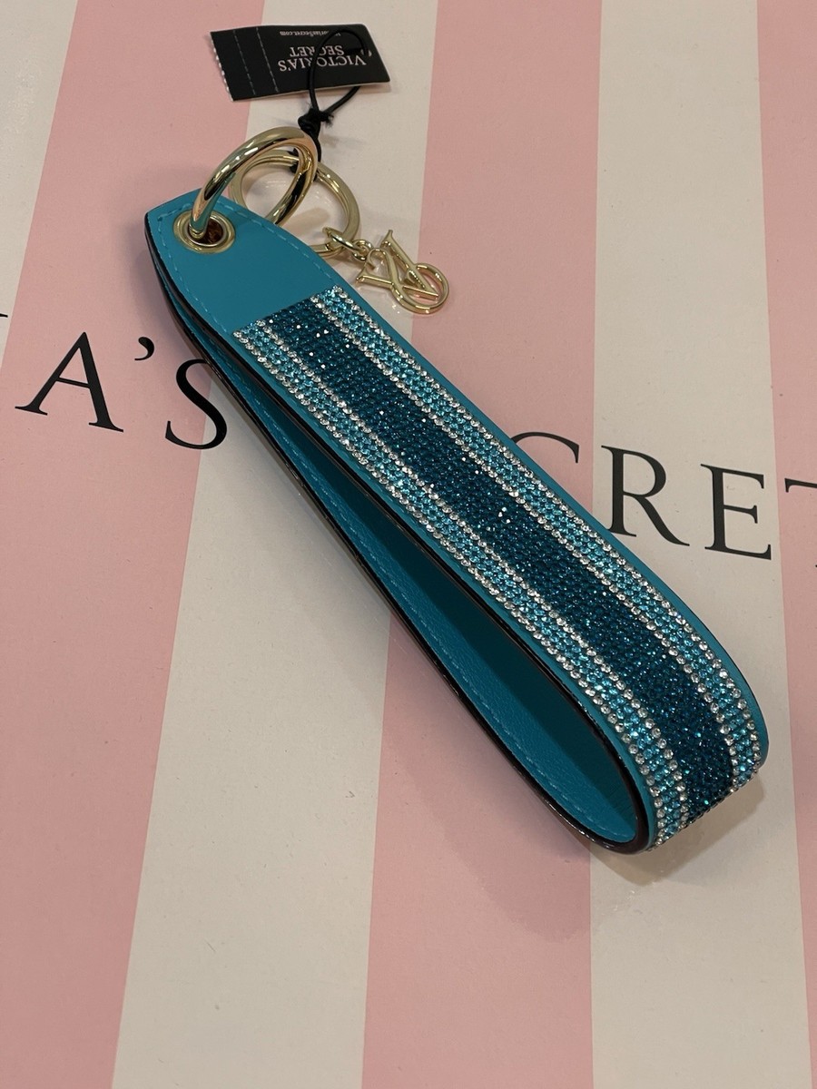 Victoria's Secret 2023 Teal Wristlet Keychain Strap- Brand new
