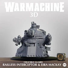 Crucible Guard Railless and Capatain Eira | Warmachine | SFG | Printing Service