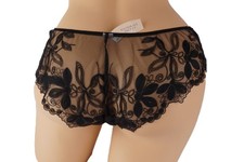 .VTG VICTORIA'S SECRET LACE MESH HIPHUGGER PANTY L