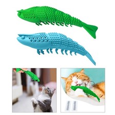 Pet Kitten Toothbrush Catnip Toy Natural Wear Resistant Teeth Care Crayfish