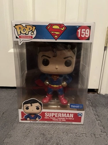Funko Pop! Jumbo: DC Universe - Superman (10 inch) - Walmart (Exclusive) #159