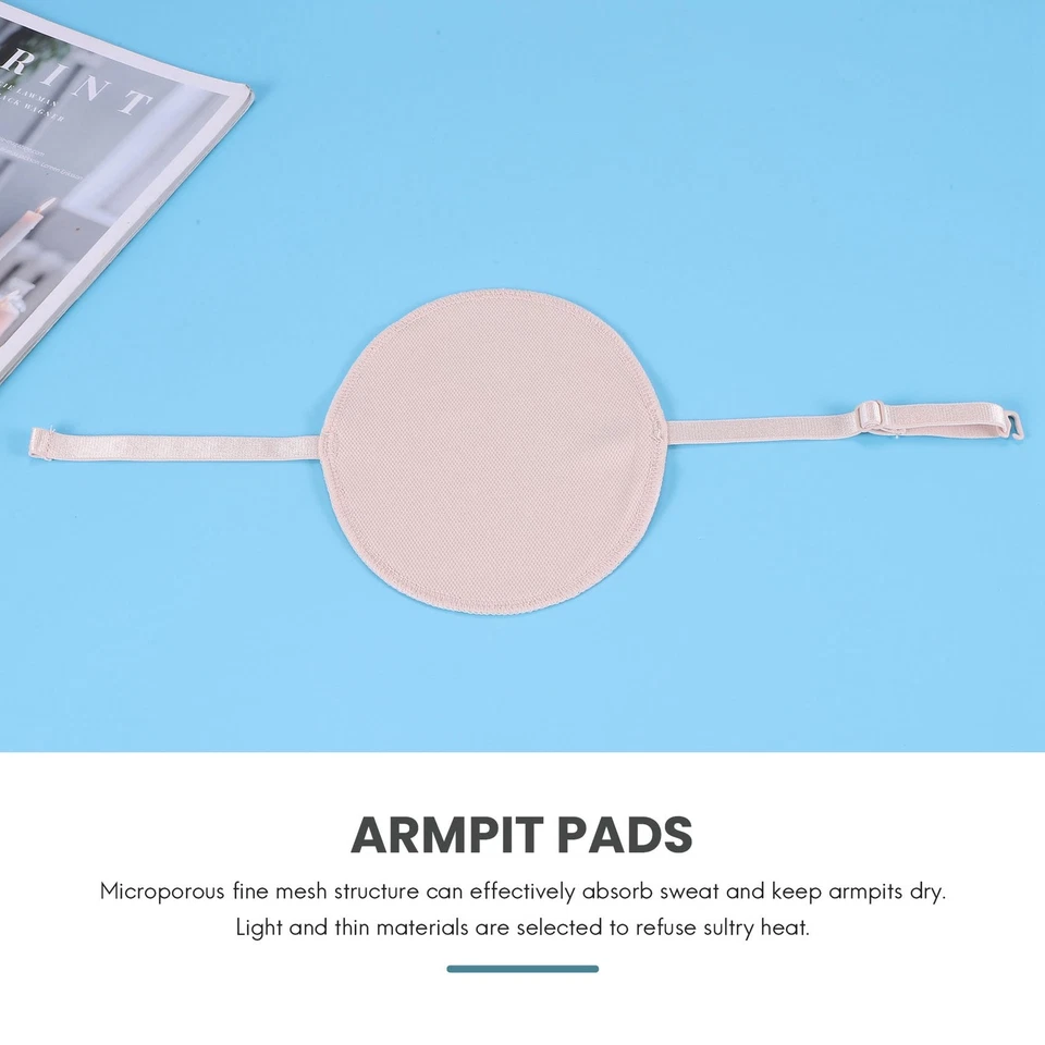 1 Pair Underarm Sweat Shield Pad Washable Armpit Sweat Absorbing Guards4569 - Image 3 of 4