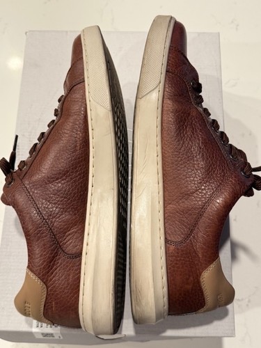 KENNETH COLE NEW YORK LIAM LACE-UP MEN'S SNEAKERS COLOR BROWN BEIGE SIZE 10.5M - Picture 4 of 5
