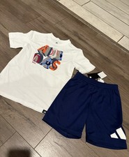 Boys Adidas 2PC Set Size 6