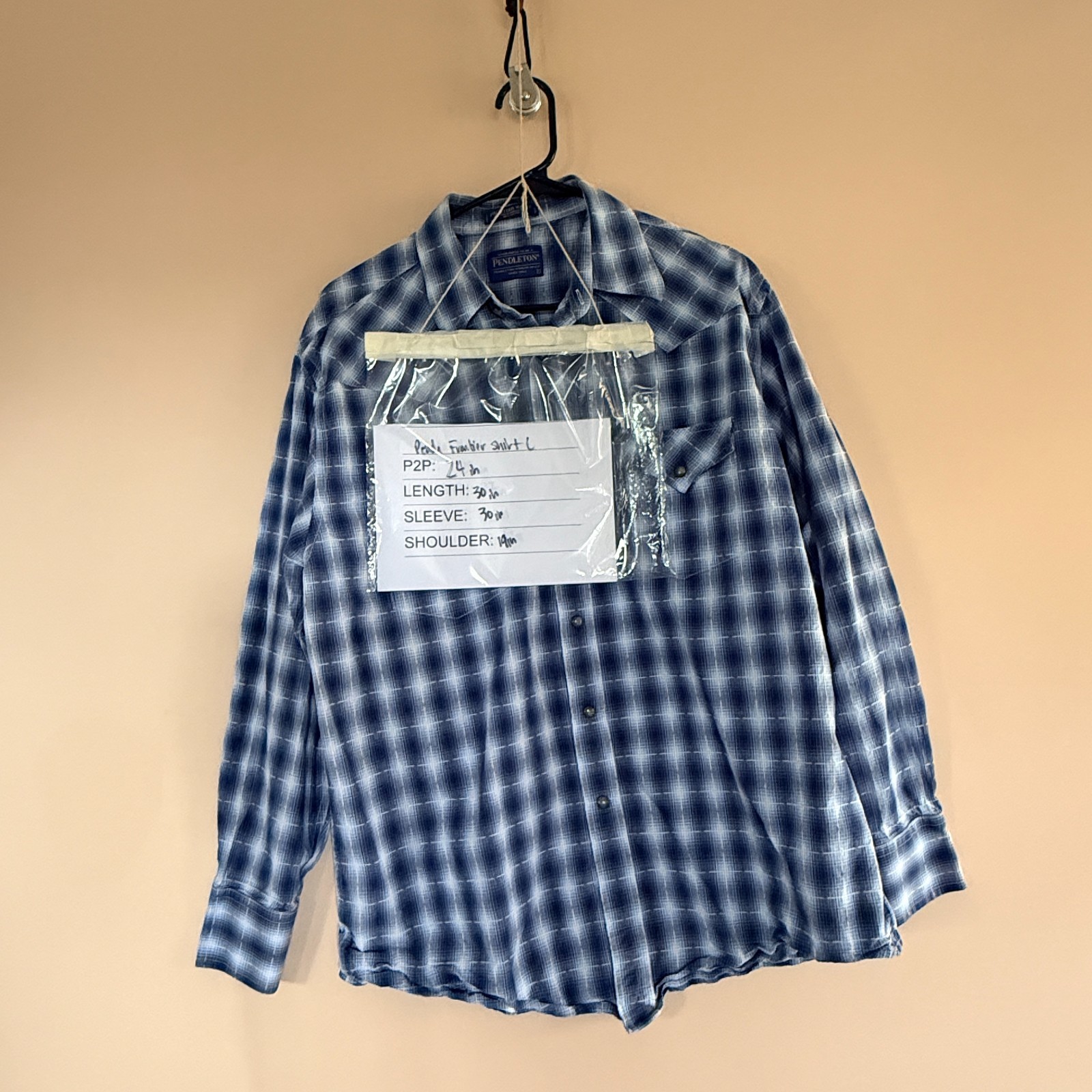 Pendleton Frontier Western Button Down Snap Shirt… - image 3