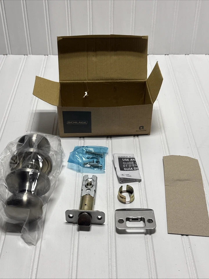 Lot Of (4) Dexter SCHLAGE Passage Lock Door Knobs J10 STR 619 16-254 10-101* Foto 2 de 3