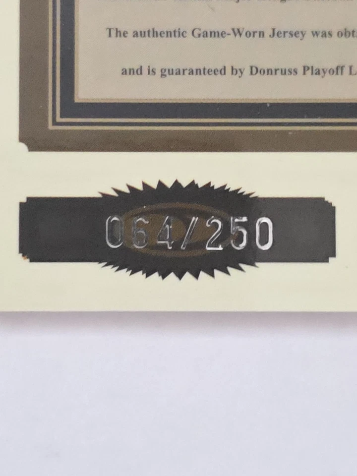 Donruss Throwback Threads Harold Baines Century Collection 2004 juego usado/250 Foto 3 de 4